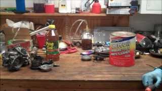 Carb Cleaning Pinesol vs Berryman Chem Dip [upl. by Yanttirb]