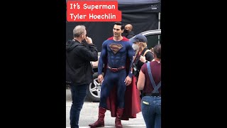 Its Superman Tyler Hoechlin filming in Vancouver😱 shorts [upl. by Areikahs]