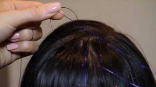 How To Put Hair Tinsel In For Christmas [upl. by Tressa]