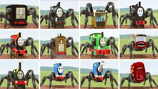 Building a Thomas Train Chased By Cursed Thomas and FriendsChoo Choo Thomas Attack in Garrys Mod [upl. by Yzmar361]