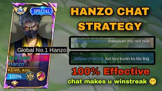 NEW HANZO STRATEGY MAKES U WINSTREAK must try  MLBB [upl. by Clayton]