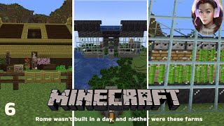 Rome wasnt built in a day and neither were these farms  Minecraft Java 120 [upl. by Caria]