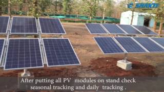 Shakti Solar Pump Installation Video [upl. by Ahsenad]