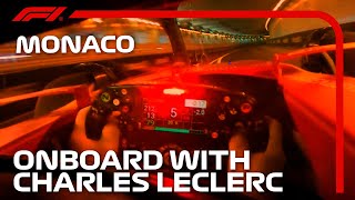 Charles Leclerc  Helmet Cam Lap  2023 Monaco Grand Prix [upl. by Etteve]