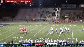 SF OGorman Knights Vs Rapid City Central Cobblers FB [upl. by Adnawt]