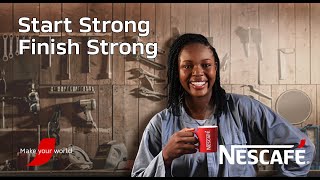 Start Strong Finish Strong 3  Make Your World  NESCAFÉ NG TV Commercial [upl. by Onig]