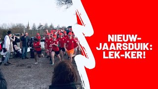 Nieuwjaarsduik LEKker  VAN STREEK [upl. by Yadrahs328]