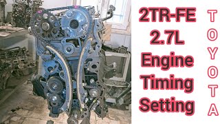 2TRFE Engine Timing Chain Marks Setting [upl. by Leoj]