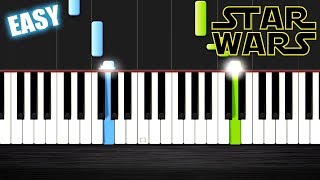 Star Wars  Main Theme  EASY Piano Tutorial by PlutaX  Synthesia [upl. by Brooke]