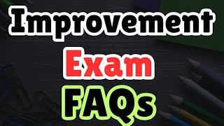 Improvement Exam 2024 Everything explained [upl. by Randene]