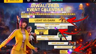 free fire diwali event calendar full details [upl. by Eirallam393]