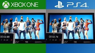 PS4 vs XBOX ONE Fortnite LOADING TIME Which Console is Faster [upl. by Marysa]