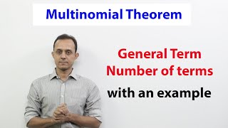 Multinomial theorem General term and Number of terms with example abc7 [upl. by Amlev]