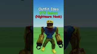 Making Roblox Nightmare Noob Outfit Idea 👻 [upl. by Nnayar]