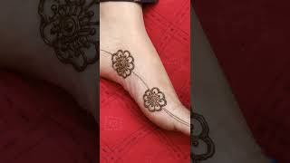 Mehandi design 👌🥰youtubeshorts mehndi reels [upl. by Tansey]