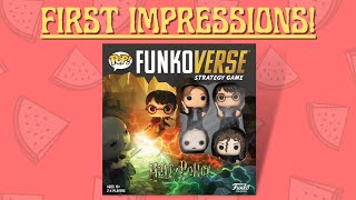 Funkoverse Strategy Game Harry Potter  First Impression [upl. by Nylassej]