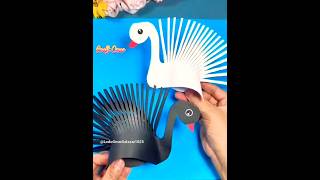 Como hacer cisnes de papel manualidades craft diy [upl. by Torrlow]