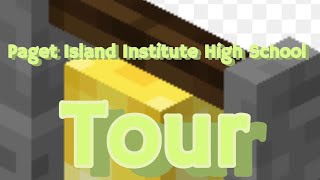 Tour of Paget Island Institute High School in Minecraft [upl. by Etteuqaj]