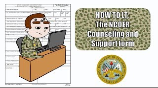 How to LT The NCOER Counseling and Support Form [upl. by Ledah]