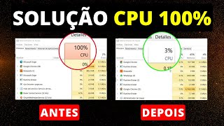 CPU 100 DE USO COMO RESOLVER Dicas Infalíveis para Resolver o Uso da CPU no Windows 10 e 11 [upl. by Relyhcs]