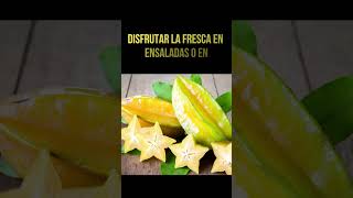 Carambola La Estrella de la Salud en tu Plato 🌟 carambola vitaminac saludtropical shorts [upl. by Jemine577]