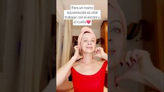 Rutina 1 minuto para deshacer tensión muscular en escote y cuello🩷masajes beautytips beautycoach [upl. by Aiuqal]