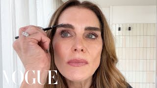 Brooke Shields’s Guide to Skin Care in Your 50s and LessIsMore Makeup  Beauty Secrets  Vogue [upl. by Adina]