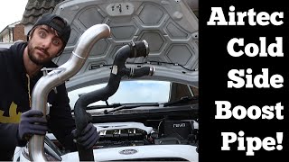 Airtec Cold Side Boost Pipe Install  Fiesta ST180 [upl. by Adaven]