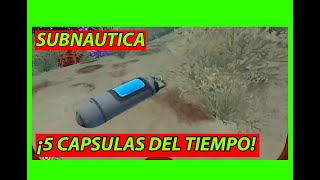 ⌛Como encontrar capsulas del tiempo how to find time capsules in subnautica⌛  🐟Subnautica Guía🐟 [upl. by Sipple]