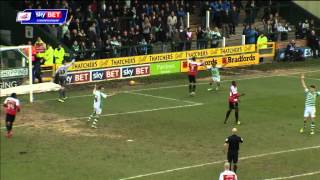 Yeovil Town vs Doncaster Rovers  Championship 201314 [upl. by Leuneb]