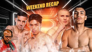 ☎️ Vergil Ortiz Survives 2 Knockdowns  Win 👀Angelo Leo Ices Venado to Win Title🔥Weekend Recap [upl. by Yetak994]