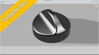 Drehschalter  Autodesk Fusion 360 Training  Surfaces [upl. by Stormy]