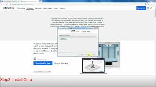 Install and setup Cura for ZONESTAR 3D Priner [upl. by Itraa970]