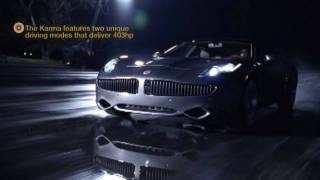 Fisker Karma  Performance Modes [upl. by Akimrej593]