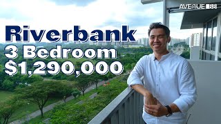 Riverbank  Fernvale 3 Br High Floor with Unblocked View and Maximum Privacy [upl. by Aneala61]