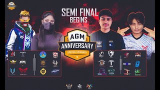 🔴LIVE AGM ANNIVERSARY GIVAWAY SEMI FINAL GROUPAB  AGM ESPORTS T4B PRODUCTION [upl. by Erialc]