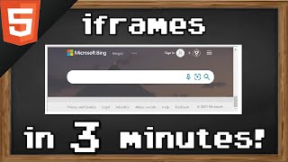 Learn HTML iframes in 3 minutes 🖼️ [upl. by Aryamo]