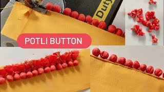 How to make Potli ButtonPotli Button Banane Ka Easy Tarika In Hindi trendingviralviralvideo [upl. by Leelaj]