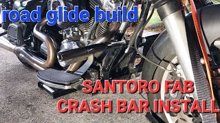 Santoro Fab crash bar install [upl. by Neural]