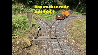 Bauwochenende Juli 2024 Teil 2 Streckenbefahrung [upl. by Kassie]