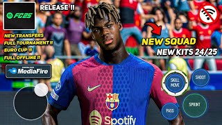 FIFA 16 MOD EA FC 25 Android OFFLINE  New Transfers amp Kits 2425 Real Face Camera PS5 Graphics HD [upl. by Seely170]