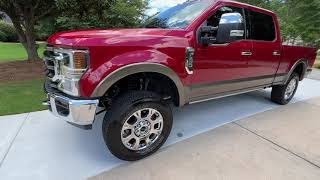 2021 F250 Leveling Kit Warning [upl. by Nanice]