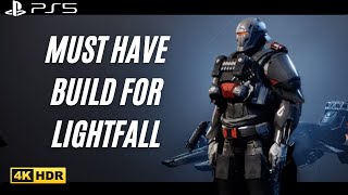 DESTINY 2 LIGHTFALL MAKE YOUR TITAN LOOK LIKE AN EVIL SIVA SOLDIER DARK AGGRESSIVE TITAN LOOK [upl. by Izogn]