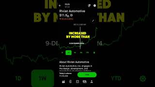 RIVIAN AUTOMOTIVE STOCK PRICE MOVEMENT  ROBINHOOD STOCK MARKET INVESTING [upl. by Vada298]