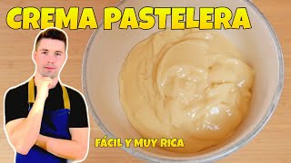 CREMA PASTELERA PARA TARTAS Y RELLENOS [upl. by Auhsej]