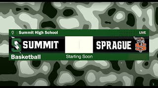 OSAA Summit vs Sprague High School Girls Basketball [upl. by Lunette67]