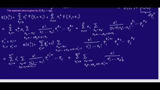 Multinomial Distribution Variance [upl. by Neelloj]