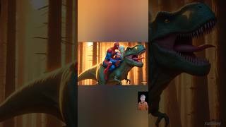 SpiderMan TRex Dinazor Gezisi TRex Dinosaur Tour spiderman cartoon venom funny animation [upl. by Aniham]