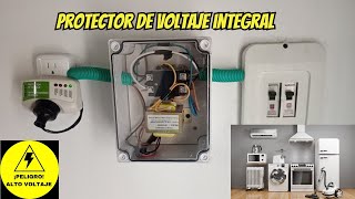 Compré un protector de voltaje para la nevera y con 1 contactor lo convertí en un protector integral [upl. by Hsizan]