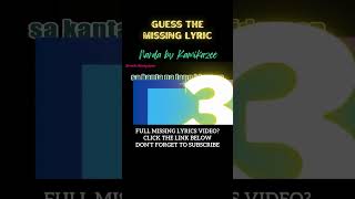 Narda by Kamikazee Missing Lyrics Challenge karaoke cover hd cover kamikazee missinglyrics [upl. by Idnam89]